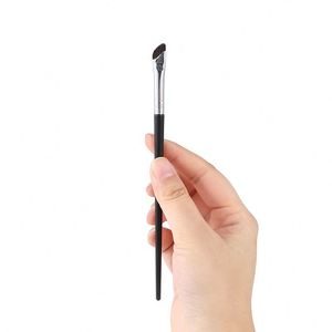Pinceau de maquillage synthétique biseauté pour eye-liner, marque privée, pinceaux individuels pour sourcils, pinceaux de maquillage à utiliser avec un crayon à sourcils - Product Image 3