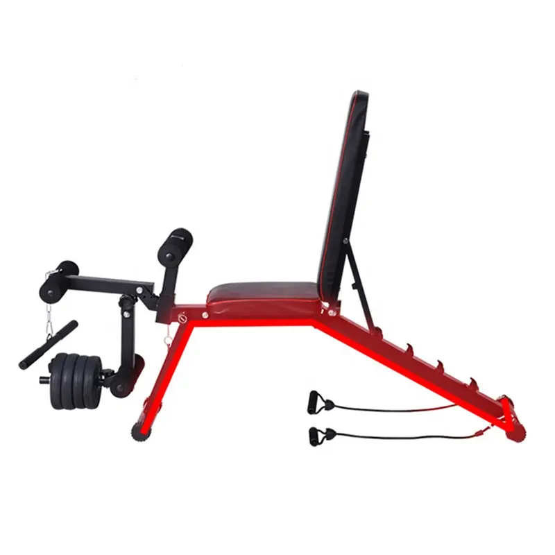 Đa Chức Năng Đào Tạo Trọng Lượng Băng Ghế Dự Bị Với Lat Pulldown Phòng Tập Thể Dục Băng Ghế Dự Bị Và Giá Thấp Một Có Thể Điều Chỉnh