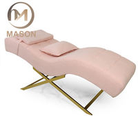 Meilleures ventes : Lit de massage et de pédicure moderne, pliable et portable, pour salon de beauté, esthétique des sourcils, avec appui-tête réglable, pour hôtel