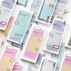 Paquete de 80 Notas Adhesivas, Serie de Recortes Incompletos, Papel de Notas con Fondo Elegante Inspirado en Instagram para Estudiantes y Planificadores - Product Image 2