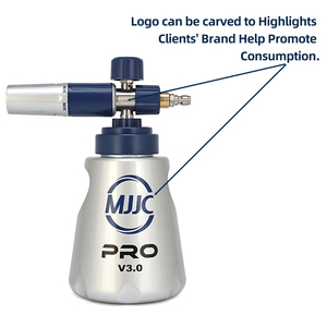 MJJC Canon à mousse <span class=keywords><strong>PRO</strong></span> V3.0 pour nouveau pistolet de nettoyage de jet de lance à mousse de neige de voiture en acier inoxydable de <span class=keywords><strong>Makita</strong></span> pour les nettoyeurs haute pression - Product Image 5