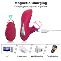 Vibromasseur féminin le plus vendu avec stimulation par tapotement, jouet sexuel portable pour hommes, femmes et adultes
