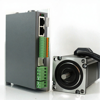 LICHUAN RS485 Nema 23 Motor Stepper Hibrida 2.2N.m 4A 2 Fase Loop Tertutup dengan Kit Driver LC57H280+CL57R