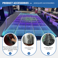 Piste de danse magnétique à LED Pista De Baile 3d Infinity Mirror Led Floor Panel pour bar Wedding Disco Party Decoration