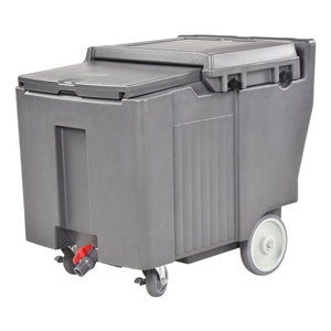 Cold Room <b>Storage</b> for <b>Camping</b> and Bar 110 Liters Plastic Ice Cube <b>Storage</b> Trolley Hotel Restaurant Supplies - Product Image 1