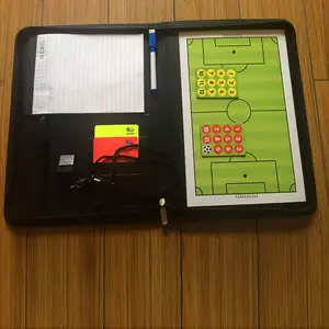 Bolsa de árbitro de futebol portátil, conjunto personalizado de bolsas dobráveis para árbitro de futebol