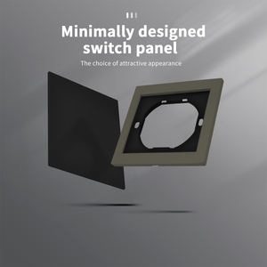 Interruptores y Enchufes de Pared WESA Ultrafinos con Botón Pulsador EU 1/2/3 Vías, Enchufe de Alimentación de 1 Vía, Combinación Libre, Diseño Moderno de Lujo - Product Image 2
