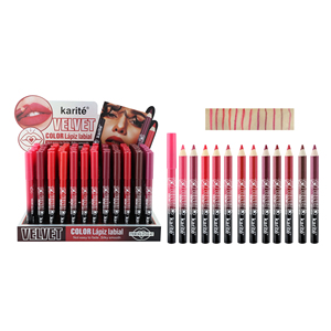 Rouge à lèvres en stylo <span class=keywords><strong>Karite</strong></span> 24h, couleur veloutée soyeuse longue durée, marque privée, maquillage pour les lèvres, imperméable, ne se décolore pas facilement - Product Image 1