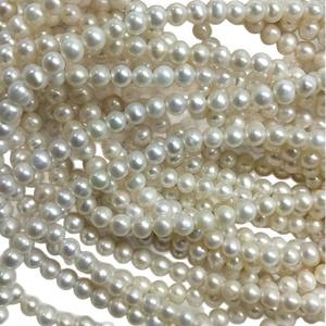 Collar de Perlas Pequeñas y Refrescantes de 7-8 mm, Perlas Sueltas Semiterminadas con Pequeñas Imperfecciones, Directo de Fábrica - Product Image 5