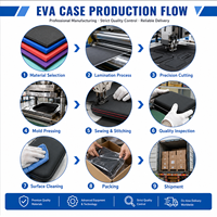 Étui de rangement universel en EVA rigide, plusieurs tailles et styles, étanche, antichoc, portable, organisateur à fermeture éclair, OEM, personnalisé, vente en gros