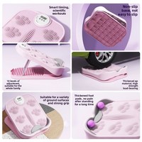 Planche d'étirement pliable en plastique à 18 positions, outil d'inclinaison pour mollets, presse-jambes, avec minuterie intelligente pour le fitness et le remodelage des jambes