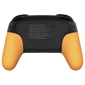 EXtremeRate Caution Yellow – Coque de remplacement pour poignées de manette, coque de protection DIY pour manette Nintendo Switch Pro - Product Image 5
