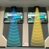 Haut-parleur directionnel à ultrasons à focalisation active, plusieurs méthodes d'installation, pour salons professionnels, musées, commerce de détail
