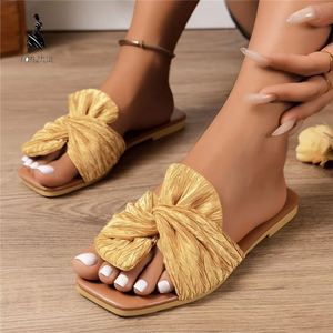 Pantuflas de Mujer Estilo Old Money, Sandalias Planas, Nuevo Diseño, Entrega Rápida, Tallas Grandes 35-43 - Product Image 4