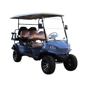 عربة صيد ذات 6 مقاعد تم رفعها مع عربة صيد جولف تعمل بالكهرباء مناسبة لمشاهدة المعالم السياحية - Product Image 1