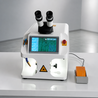 Machine de soudage laser YAG de bureau 100W 200W haute précision pour la réparation de bijoux en or, argent et platine, conception portable, faible émission de chaleur