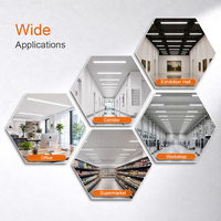 Luminaire LED linéaire intelligent pour couloir avec options de capteur pour projets de bâtiments commerciaux