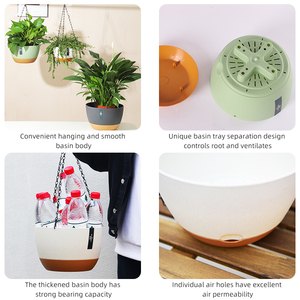 Maceta Colgante de Polipropileno de 24 <span class=keywords><strong>cm</strong></span>, Precio al por Mayor, Decoración del Hogar, Macetas y Jardineras, Estilo Nórdico, Maceta de 9.4 Pulgadas - Product Image 5