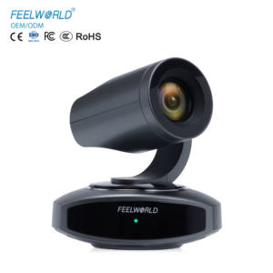 FEELWORLD 4K10X 4K PTZ Caméra 10X Zoom AI Suivi HDMI USB POE pris en charge pour les sites sportifs Usine Vente en gros - Product Image 1