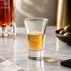 Verres à shot transparents à base épaisse de 65 ml (2 oz) directement de l'usine – Personnalisables pour Tequila, <span class=keywords><strong>Vodka</strong></span>, Espresso – Cadeau promotionnel pour la promotion de marques d'alcool - Product Image 5