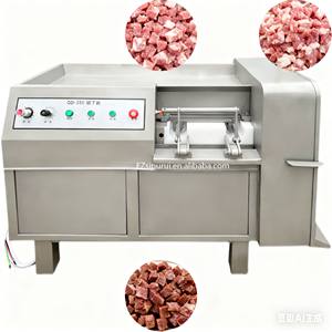 Máquina cortadora de cubitos de carne de tocino <span class=keywords><strong>VALENCIA</strong></span>, cortador de cubo, cortador de carne, cortador de carne automático - Product Image 3