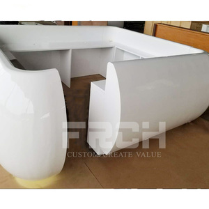 Color personalizado acuario clínica Yoga estudio de las instituciones de formación C frontal en forma de recepción - Product Image 6
