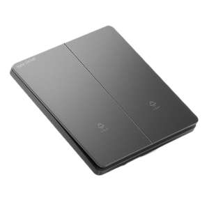 Interruptor de Panel Táctil para Iluminación de Pared, 16A 250V, 2 Tomas, Material de PC y Diseño Moderno - Product Image 1