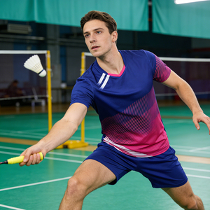 เสื้อยืดแบดมินตันแบบแห้งเร็ว ระบายเหงื่อได้ดี สำหรับฤดูร้อน ผลิตจากโพลีเอสเตอร์ คุณภาพพรีเมียม แบบยูนิเซ็กซ์ เหมาะสำหรับวิ่งออกกำลังกายกลางแจ้งและเล่นกีฬา - Product Image 6