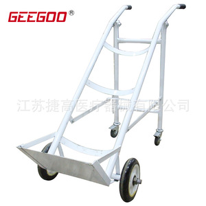 Chariots à double bouteille d'oxygène fournis par le fabricant, chariots à gaz liquéfié pour usage domestique, pour l'azote, pour chariots à main - Product Image 2