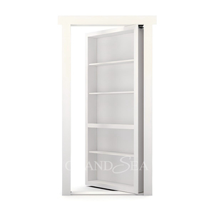 Estantería Moderna Empotrada con Puerta Oculta para Dormitorio, Apartamento o Exterior - Product Image 5