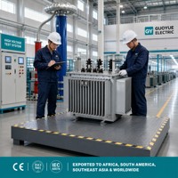 Transformador de Potencia Trifásico Industrial de Servicio Pesado, Sumergido en Aceite, con Bobinado de Aluminio, para Distribución de Corriente y Suministro Eléctrico