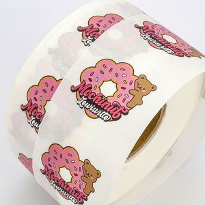 Autocollant adhésif rond en vinyle Mochinut, étiquette de logo imperméable pour l'emballage de pâtisserie et de beignets - Product Image 4