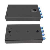 Kotak Terminal Serat Optik 4 Port untuk Pemasangan di Dinding Dalam Ruangan, Panel Patch CAT6 RJ45, Kotak Ethernet untuk Rumah dan Kantor