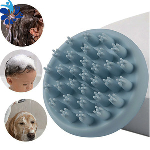 Cepillo de silicona para masaje del cuero cabelludo con dientes cónicos para uso en el hogar y en salones de belleza - Product Image 4