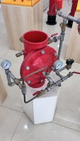 Katup Alarm Deluge Diafragma ZSFM DN100 DN150 Sambungan Alur Sistem Sprinkler Pemadam Kebakaran 1.6MPa