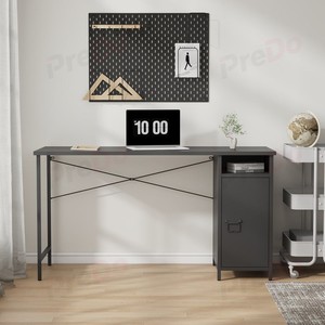 โต๊ะคอมพิวเตอร์เหล็ก <span class=keywords><strong>Predo</strong></span> OD50701 พร้อมตู้เก็บของบานเดี่ยว โต๊ะทำงานโลหะทันสมัย ประกอบง่าย พร้อมที่เก็บของ - Product Image 2