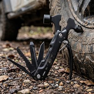 12-in-1 Multi-Tool <strong>Hammer</strong> with Pliers, Aluminum Handle Tactical Window Breaker, Emergency Life-Saving Tool for Camping &amp; <strong>Car</strong> - Product Image 5