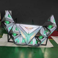 Cabina de DJ Interactiva con Pantalla LED Brillante M-Shine para Eventos Inmersivos, Impresionante Mesa de Discoteca para Clubes y Ascensores