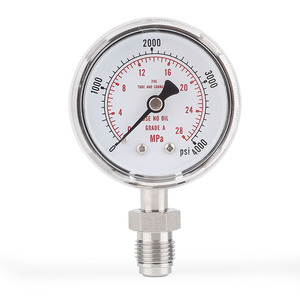 Jewellok 1/4 UHP xuyên tâm áp lực trục đồng hồ siêu tinh khiết sạch khô không khí pgc loạt 316L thép không gỉ var kết nối cuối - Product Image 1