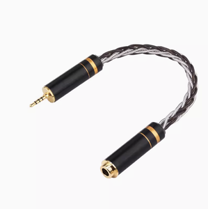 Câble audio AUX YY-A2 <span class=keywords><strong>HiFi</strong></span> 2.5 TRRS / 3.5 TRS / 4.4 TRRRS Jack 8 cœurs OFC 2.5mm 3.5mm 4.4mm pour téléphone, tablette, lecteur de musique, amplificateur - Product Image 4