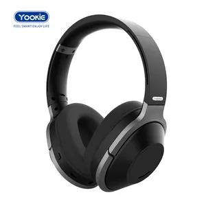 Hybrid Active Noise Cancelling Headphones Wireless Over Ear Stereo Headphones Headset For Travel/office/home