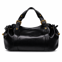 Sac à main en cuir PU pour femme, grande capacité, sac à bandoulière pour femme, sac à main tendance avec détails métalliques