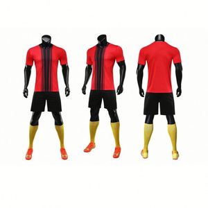 Camiseta de Fútbol de Poliéster 100% Transpirable de Secado Rápido, Color Negro y Azul, Personalizada, de Talla Grande, Nueva, de Alta Calidad, en Oferta - Product Image 3