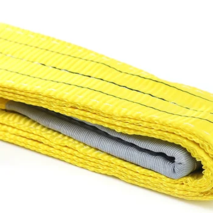 2T One Way Belt Color Code Textile Tape Lifting Slings Belt Crane Flat Polyester Lift Webbing Sling - Product Image 2