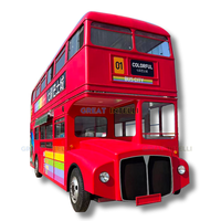 Bus de luxe à deux étages de Londres, avec couchettes, restauration, karaoké, bar sur roues, pour fêtes et événements
