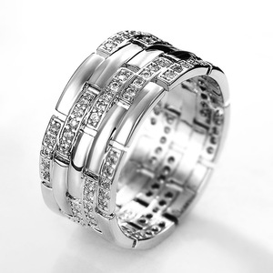 Anello dal Design a Fascia Larga, Stile Moderno, Anello da Dito per Uomo - Product Image 4
