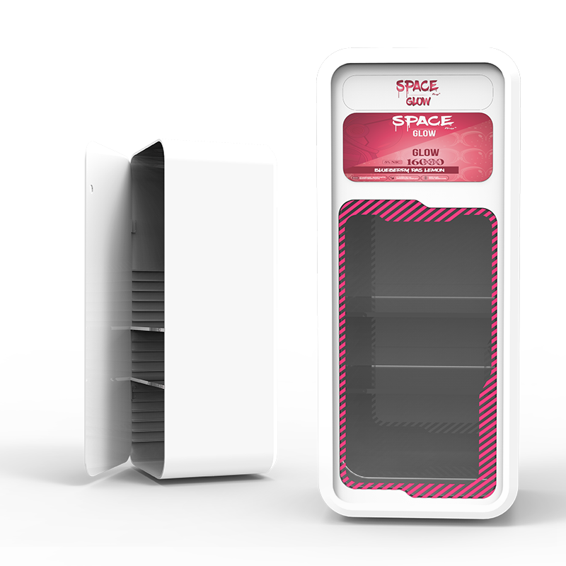 Apache Customized Heavy Duty Acrylic LED Light-Up Cigarette Display Rack with Floor Stand for Smoking Shop Retail — view 2