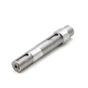 High Precision Al6063 Alumínio Parts Electronic CNC Turning Part Shaft Sleeve Aço inoxidável Bomba Rolamento Bush Sleeve