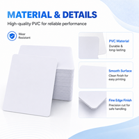 Tarjeta Inteligente RFID en Blanco de 13.56MHz 216, Precio de Fábrica, Asequible para Programación, Control de Acceso, Sistemas de Membresía e Identificación