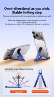 Cordon de cou universel magnétique réglable en alliage d'aluminium pour téléphone avec attache de sécurité et porte-clés pour utilisation au bureau ou sur le tableau de bord de la voiture